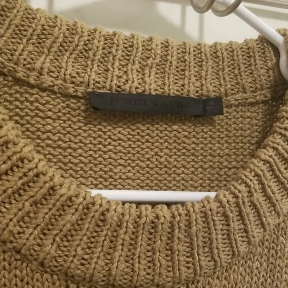 Jenni Kayne Cruise Cocoon Crewneck Sweater Safari Tan Small/Med Oversized! EUC! - Picture 4 of 12